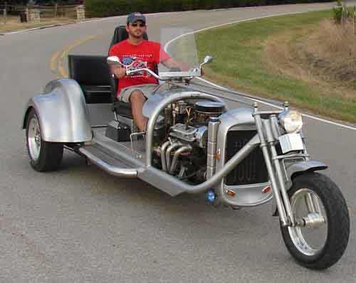 Jeff Eck on Premier Roadstar Trike